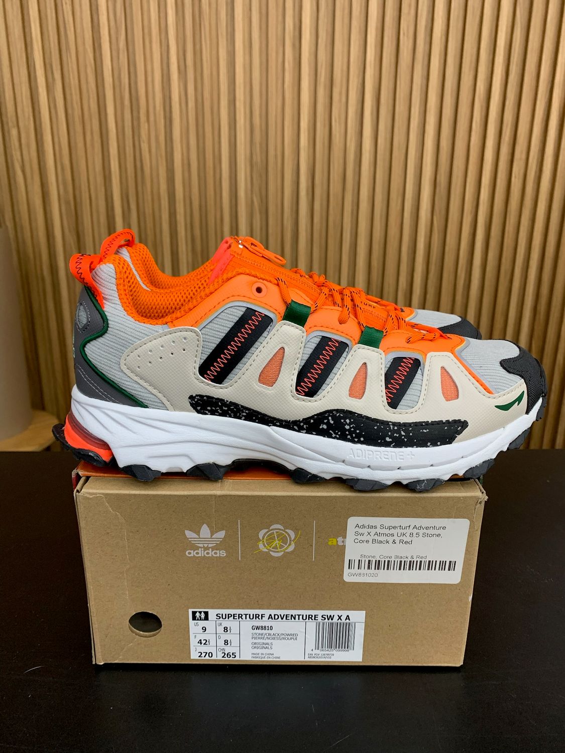 adidas Superturf Adventure Sean Wotherspoon Grey Size 9, PREOWNED TRIED ON