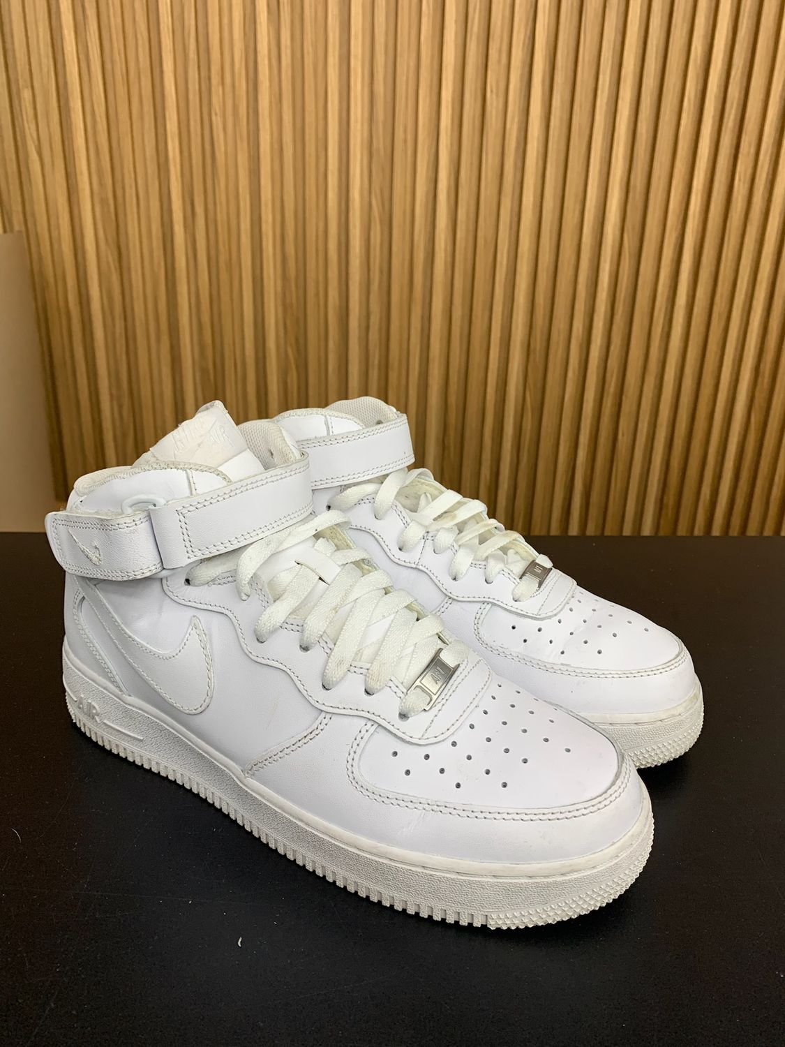 Nike Air Force 1 Mid '07 White Size 9, PREOWNED NO BOX