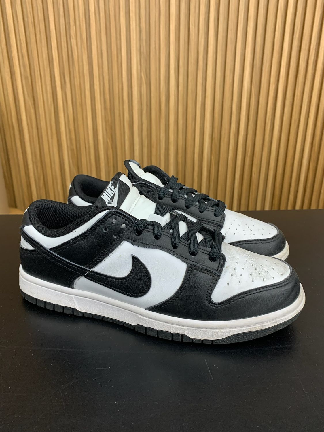 Nike Dunk Low Retro White Black Panda Size 8, PREOWNED NO BOX