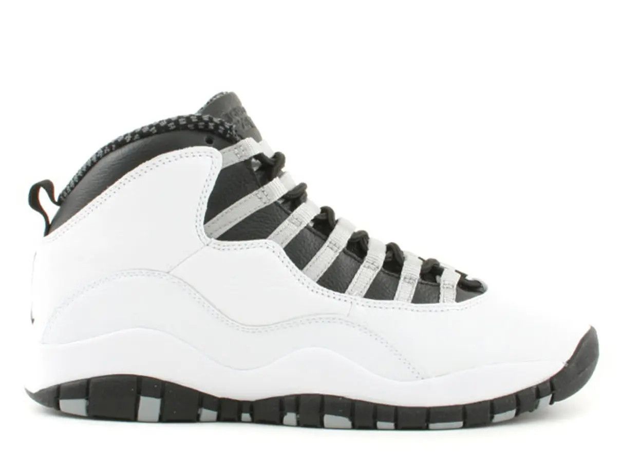 Jordan 10 Retro Steel (2005) Size 11.5, DS BRAND NEW DAMAGED BOX