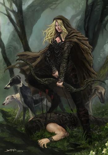 &quot;Huntress of Hunters ” (unframed)