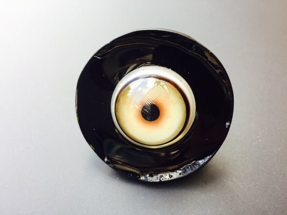 &quot;Taxidermy Eye&quot; Ring