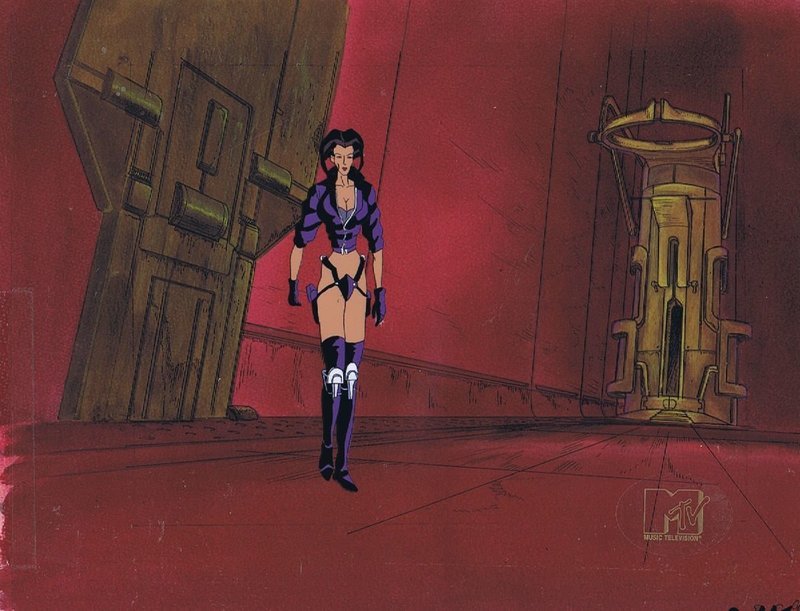 &quot;Aeon Flux&quot; Production Cel