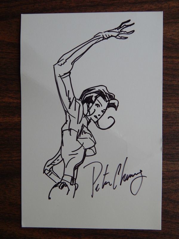 &quot;Aeon Flux&quot;  Sketch by Creator Peter Chung--SOLD