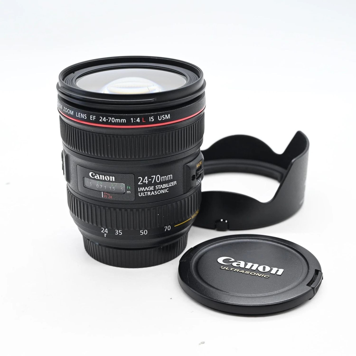 Used Canon EF 24-70mm f4 L IS USM Macro Lens #526