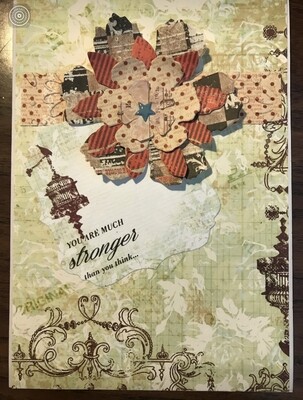 3D Flower Card