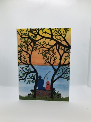 Watercolor Art Print Card
