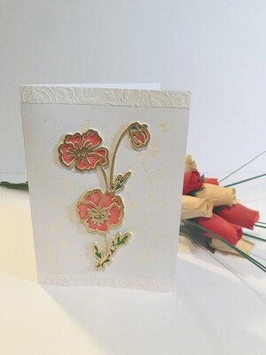 3D Poppy Card
