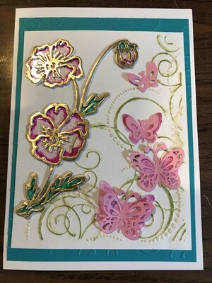 3D Floral Card