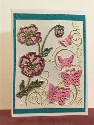 3D Floral Card
