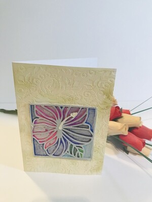 Hibiscus 3D Card For Her