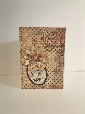 Floral Wedding Card