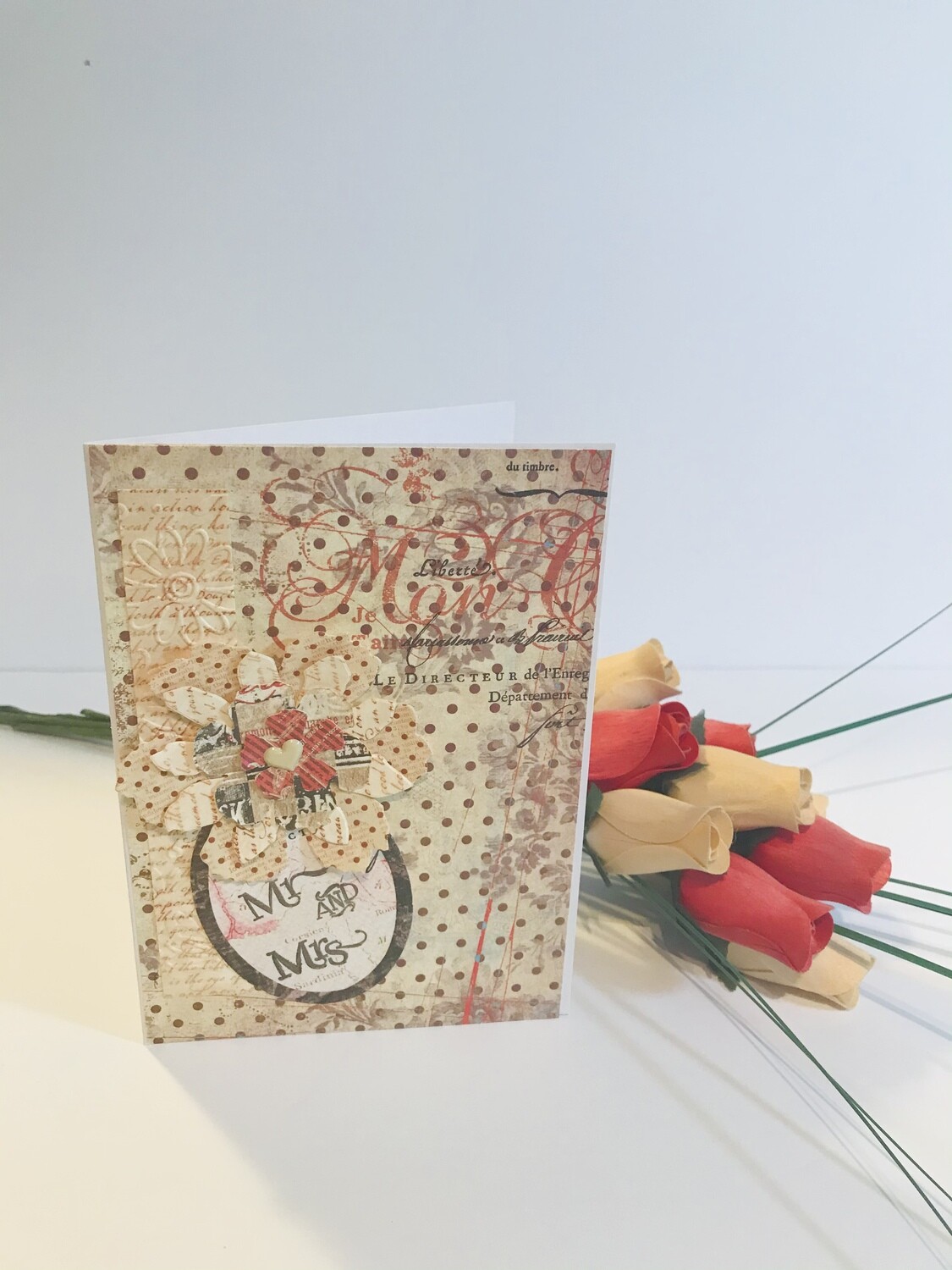 Floral Wedding Card