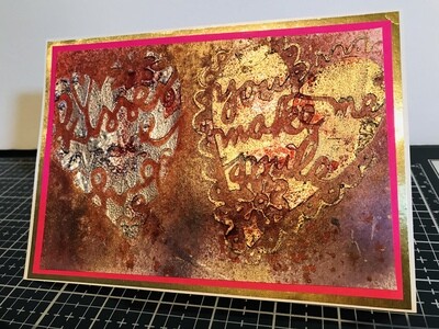 Romantic Handcrafted Card