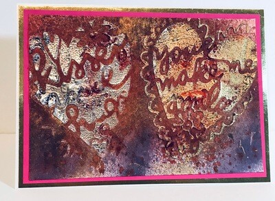 Romantic Handcrafted Card