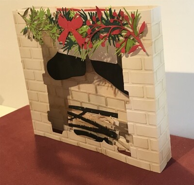 Christmas 3D Fireplace Card