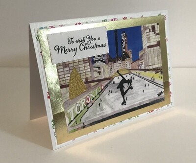 Watercolour Christmas Card