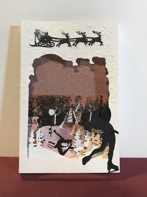 3D Winter Christmas Card