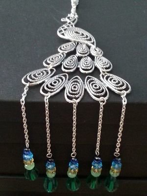 PEACOCK NECKLACE