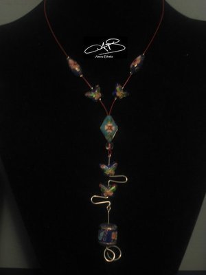 Blue Cloisonné Set