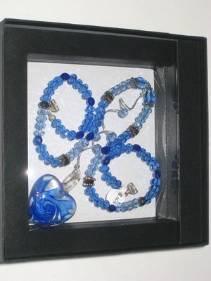 Blue Heart Necklace