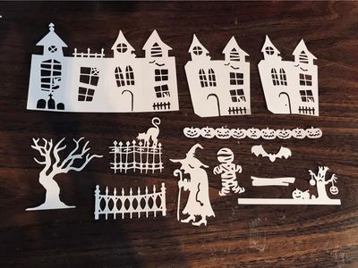 DIY Halloween Die Cuts Set