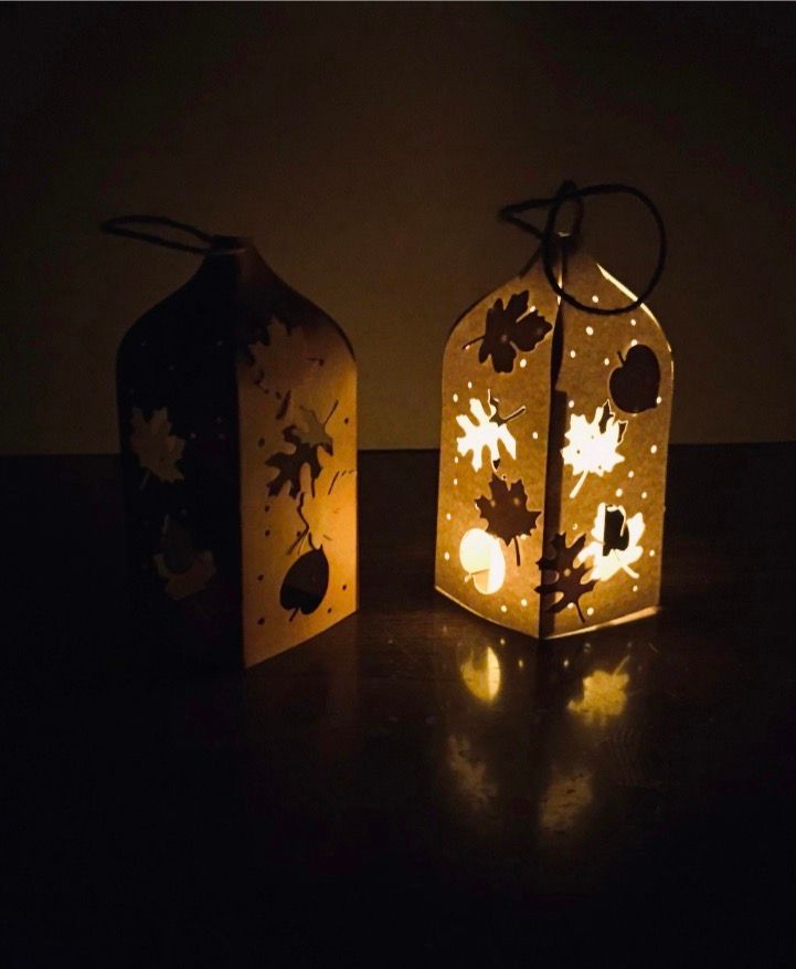DIY Paper Leaves Lantern Kit
