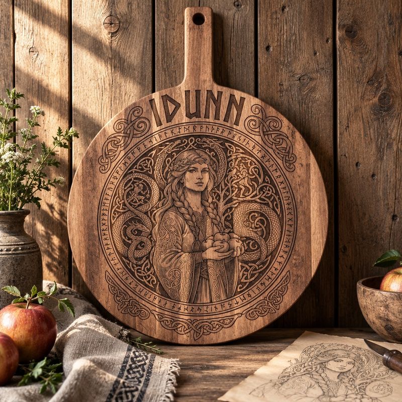Gudinnen Idunn – Signaturfjøl