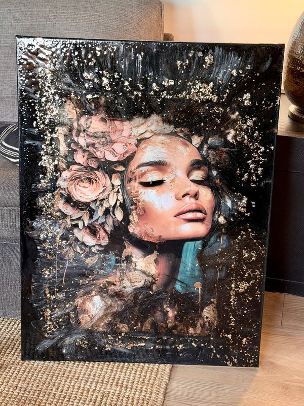 Gaia – Eksklusivt Mixed Media Originalverk