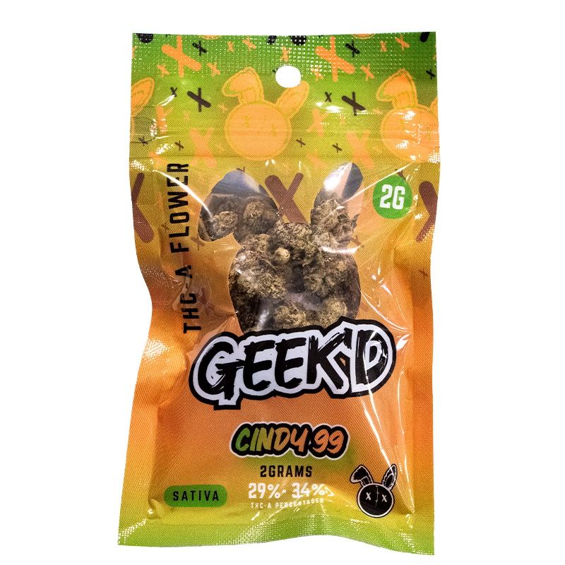 Geek’d Extracts – THCA Flower – Cindy 99 – Sativa