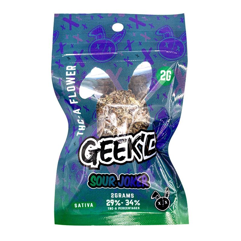 Geek'd Extracts 2g Flower Bags, Attribute: Blue Dream