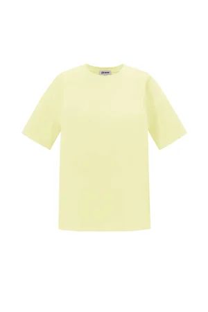 Women's t-shirt YELLOW PARIS L