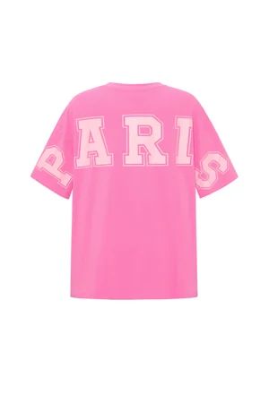 Women's T-shirt Casual PINK PARIS L