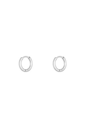 Earrings Little Hoops Stainless steel - SILVER