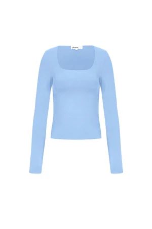 Longsleeve basic BLUE - S