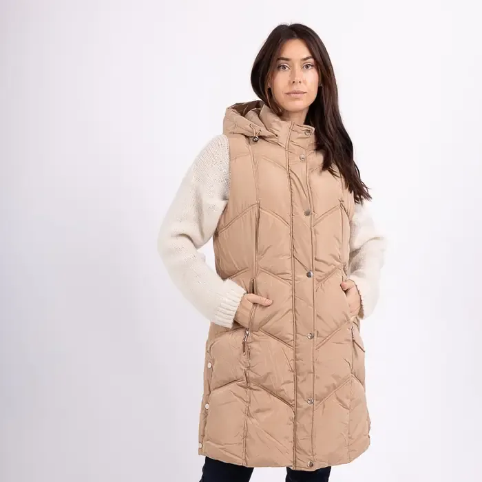 Bodywarmer Luxe BEIGE - XXL/46