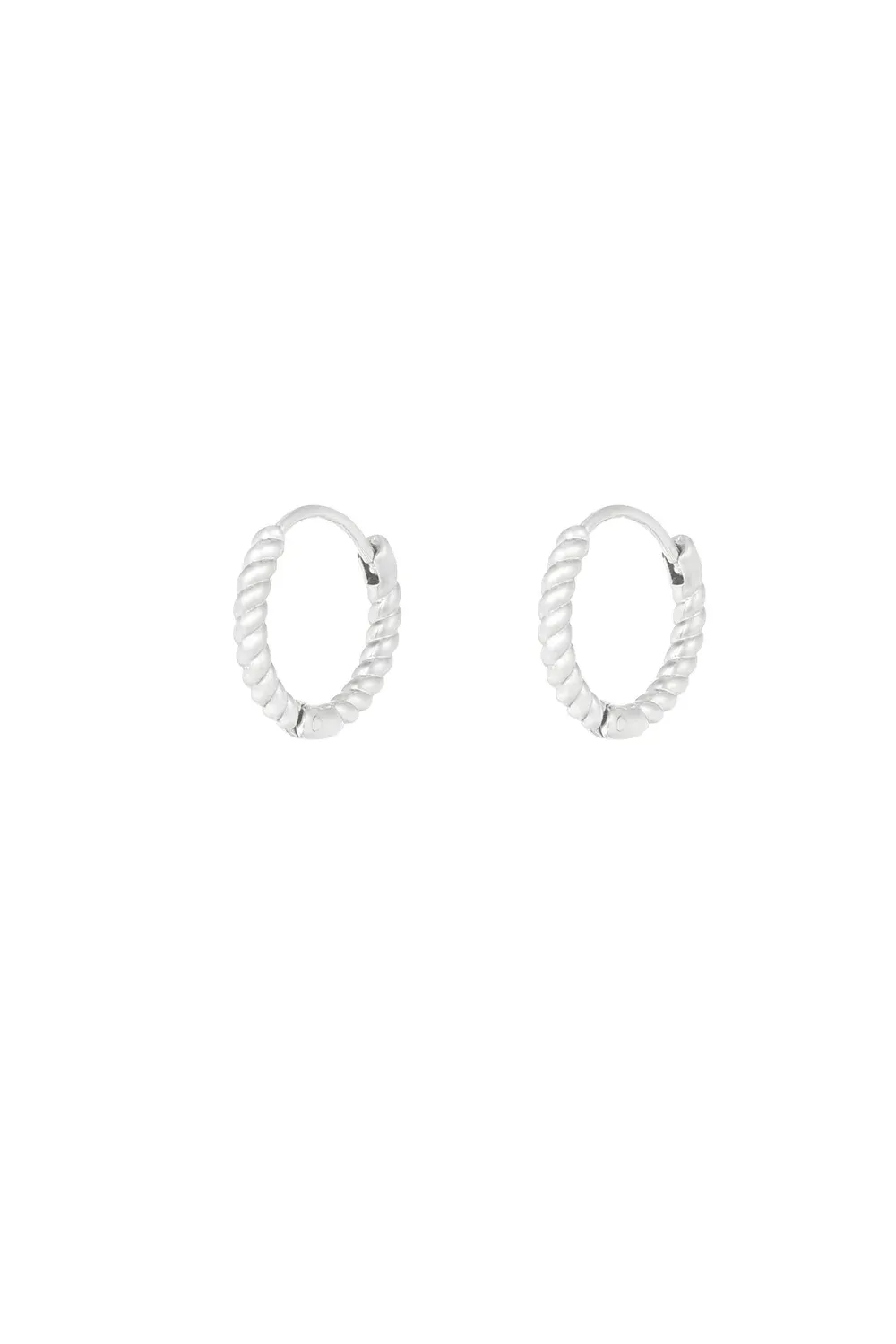 Twist Earrings Silver