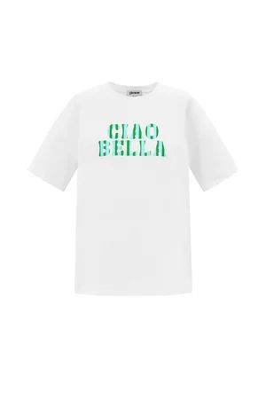 Tee Ciao Bella White - L