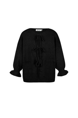 Oversized Top Lace - BLACK S/M