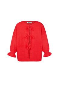 Oversized Top Lace - RED L/XL