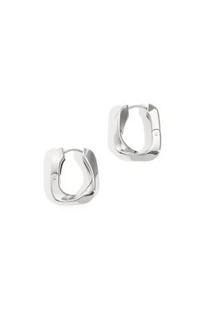 Twisted Silver Earrings