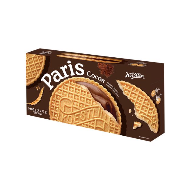 Koestlin Paris Chocolate Filled Biscuit 300g (European)