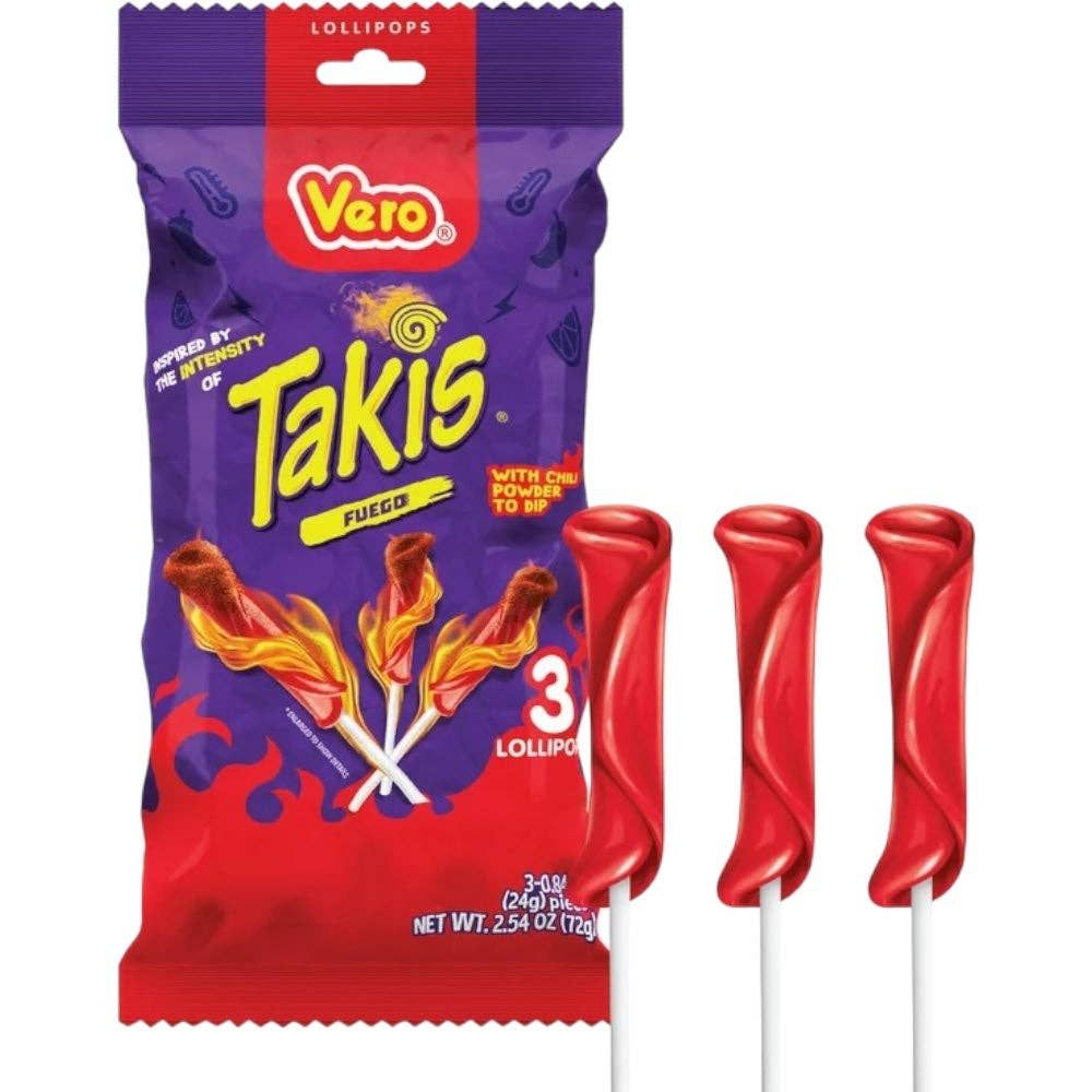 Vero Takis Fuego Lollipop 