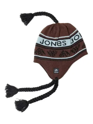 Jones Inaki Beanie in Coffee Brown, main view