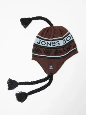 Jones Inaki Beanie in Coffee Brown, alternate view 1