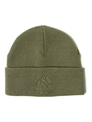 Jones Tahoe Beanie in Moss Green, main view