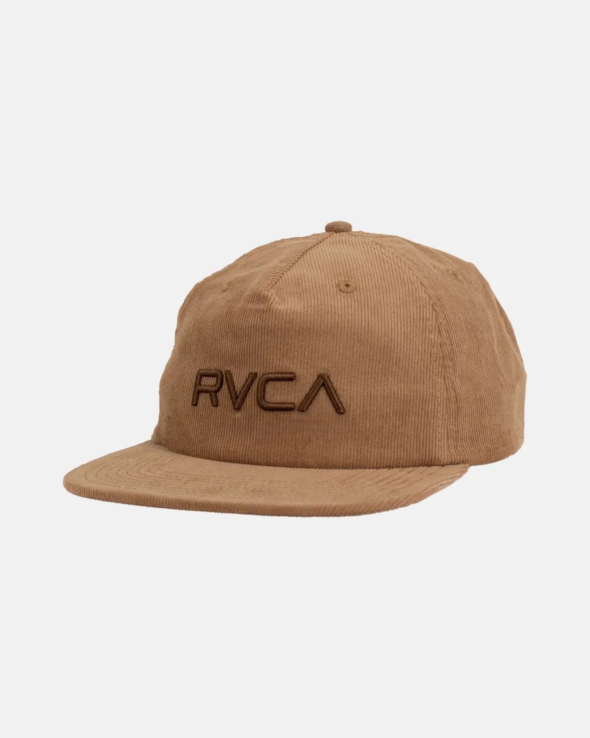 RVCA Big RVCA Cord Snapback, Color: Camel