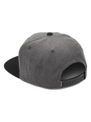 Volcom Quarter Evo Twill Hat in Charcoal Heather, alternate view 1