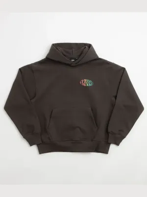 Vans Men's Jetty Sets Pullover Hoodie in Faded Black, main view