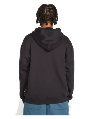 Volcom Men's On The Hunt Workwear Zip Hoodie in Antique Black, alternate view 1